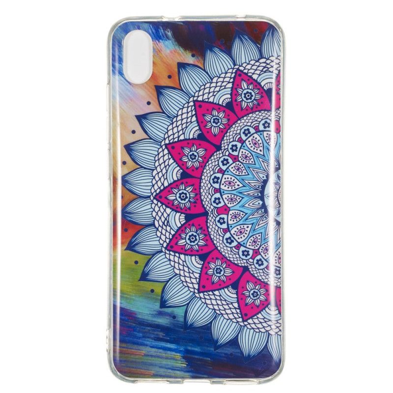 Hülle Xiaomi Redmi 7A Fluoreszierendes Farbiges Mandala