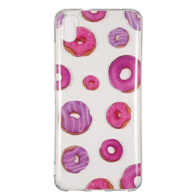 Hülle Xiaomi Redmi 7A Handyhülle Transparenter Donuts-Lüfter