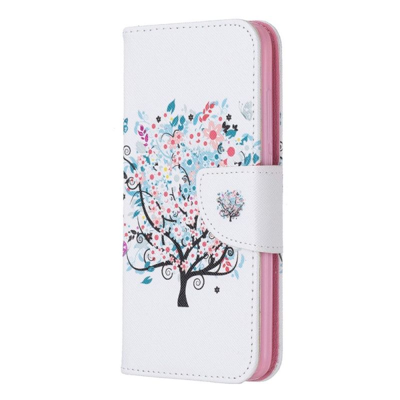 Lederhüllen Xiaomi Redmi 7A Handyhülle Blühender Baum