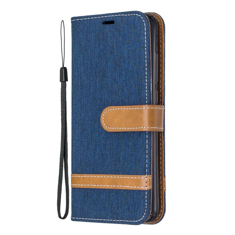 Lederhüllen Xiaomi Redmi 7A Schwarz Handyhülle Stoff- Und Ledereffekt Mit Tanga