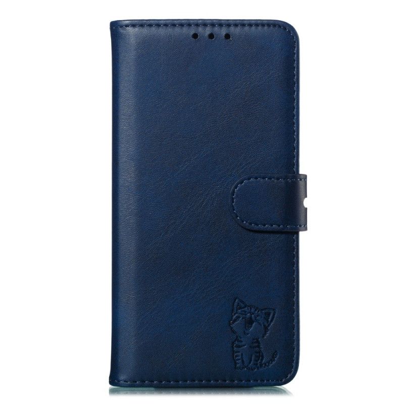 Lederhüllen Xiaomi Redmi 7A Schwarz Kätzchenimitatleder