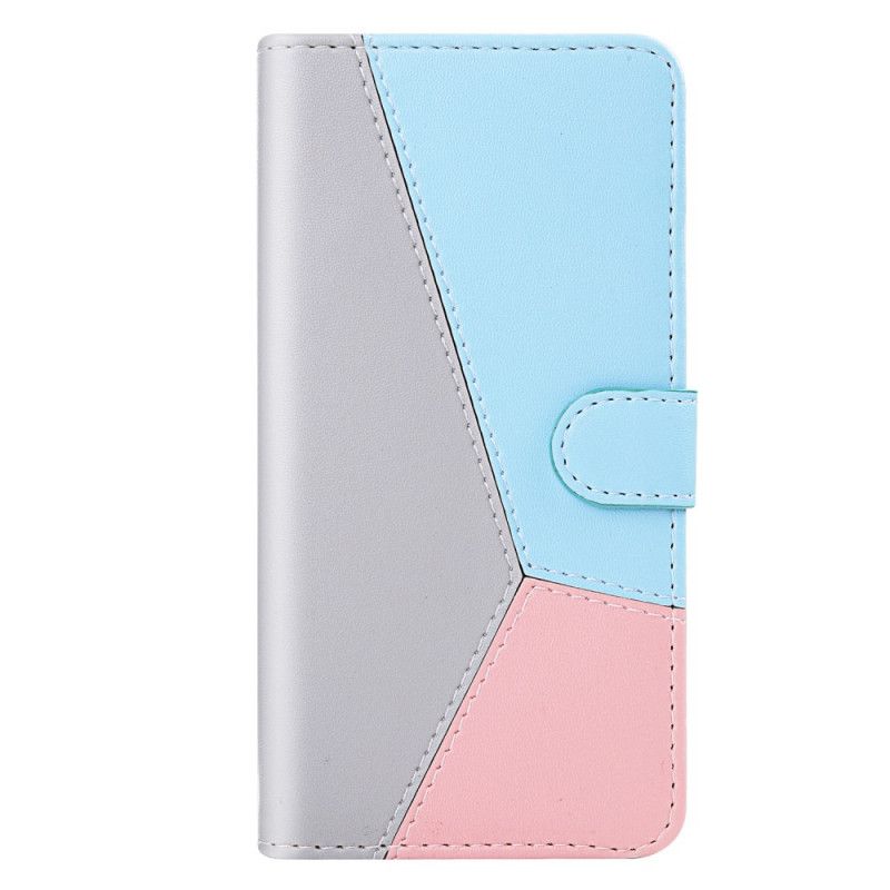 Lederhüllen Xiaomi Redmi 7A Weiß Dreifarbiger Ledereffekt