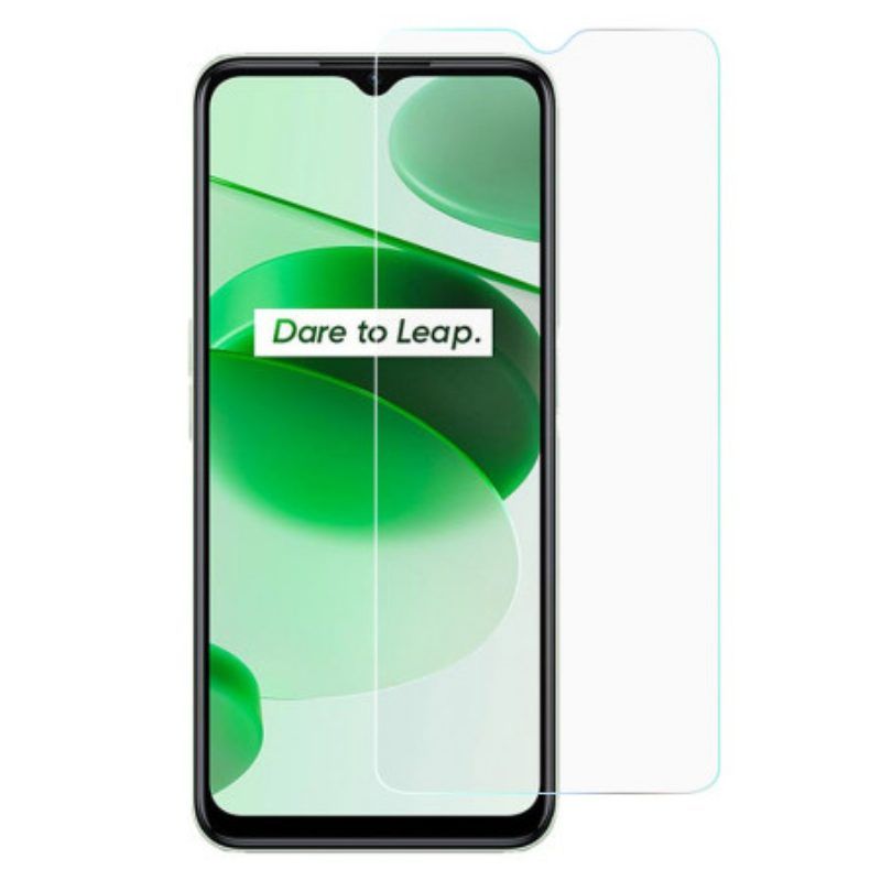 Realme C35 Displayschutzfolie Aus Gehärtetem Glas Mit Schwarzem Rand