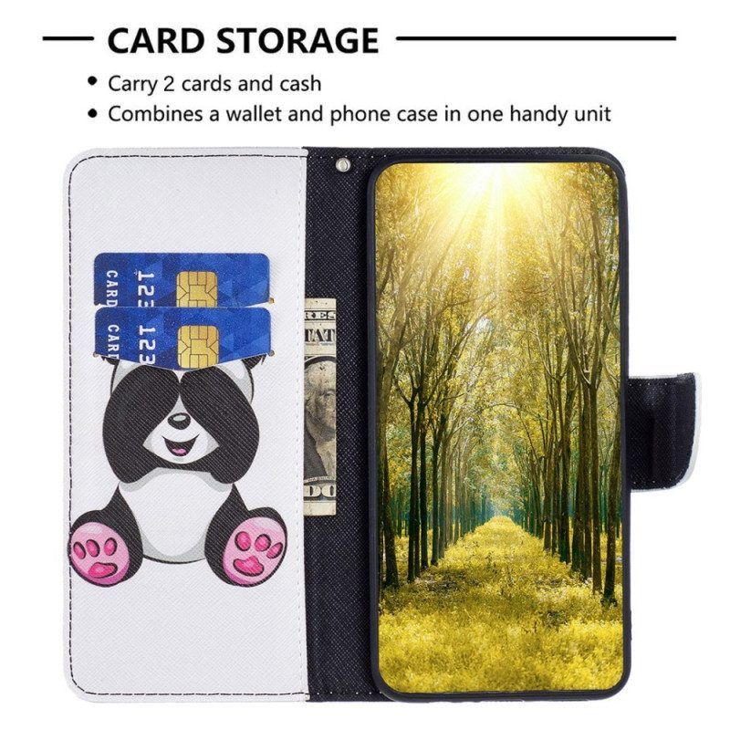 Flip Case Für iPhone 14 Pro Panda
