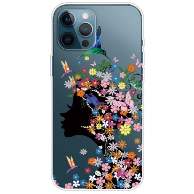 Handyhülle Für iPhone 14 Pro Blumenkopf