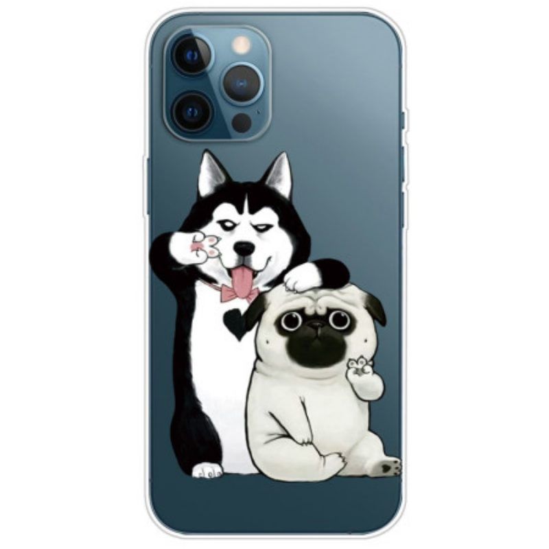Handyhülle Für iPhone 14 Pro Lustige Hunde