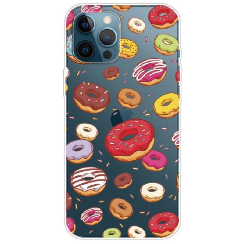 Hülle Für iPhone 14 Pro Nahtlose Donuts