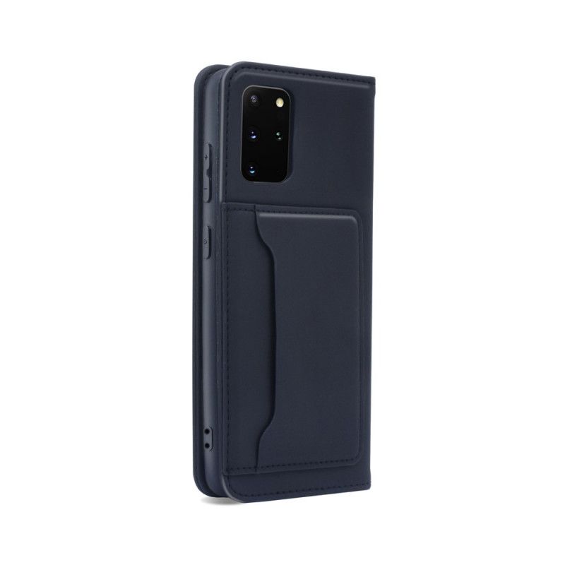 Flip Case Für Samsung Galaxy S20 Plus / S20 Plus 5G Schwarz Inhaber Einer Unterstützungskarte