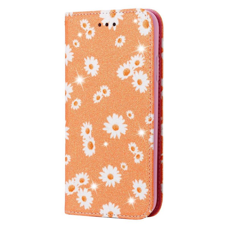 Flip Case Samsung Galaxy S20 Plus / S20 Plus 5G Pink Gänseblümchen