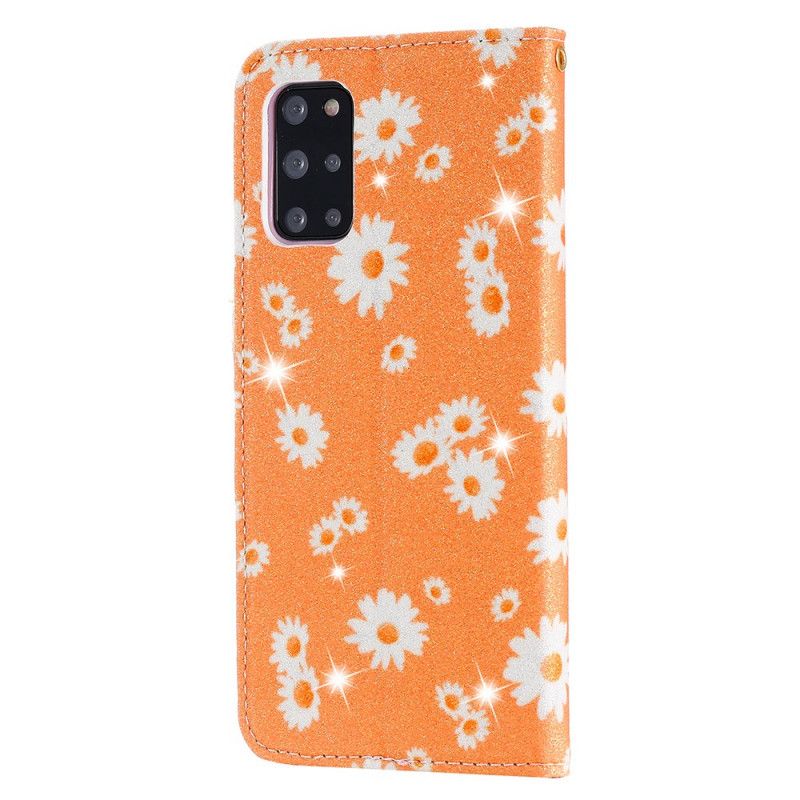 Flip Case Samsung Galaxy S20 Plus / S20 Plus 5G Pink Gänseblümchen