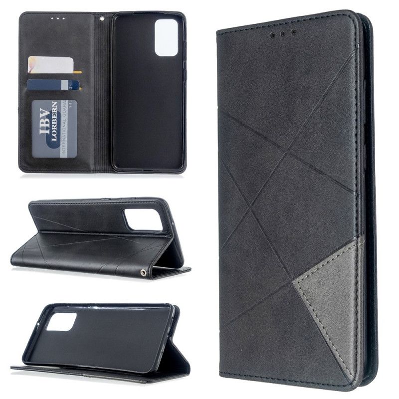 Flip Case Samsung Galaxy S20 Plus / S20 Plus 5G Schwarz Künstlerstil