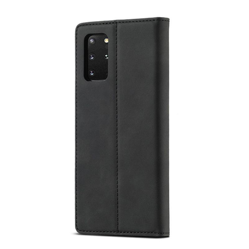 Flip Case Samsung Galaxy S20 Plus / S20 Plus 5G Schwarz Lc.Imeeke Ledereffekt