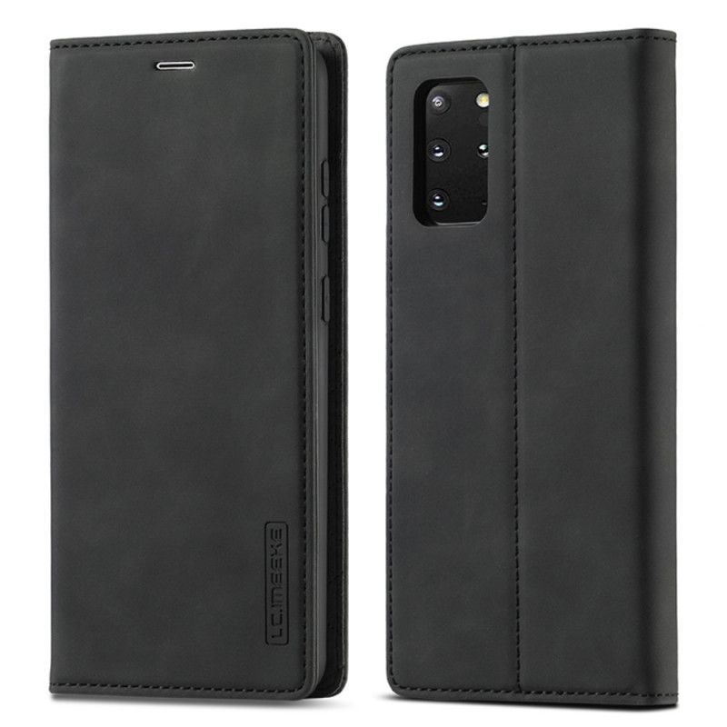 Flip Case Samsung Galaxy S20 Plus / S20 Plus 5G Schwarz Lc.Imeeke Ledereffekt