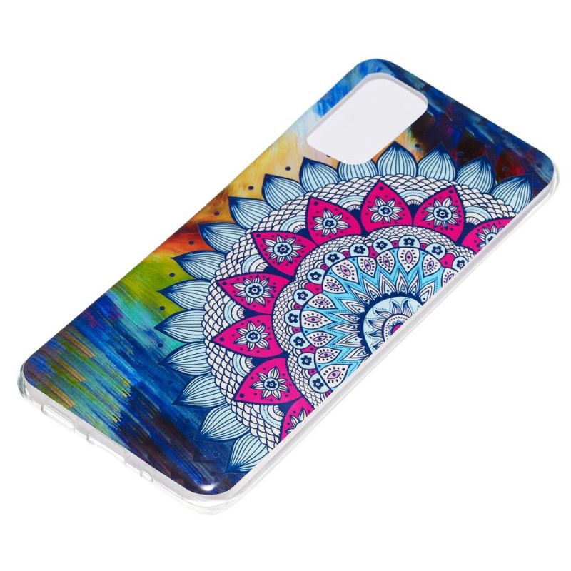 Hülle Samsung Galaxy S20 Plus / S20 Plus 5G Fluoreszierendes Farbiges Mandala