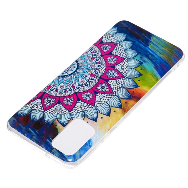 Hülle Samsung Galaxy S20 Plus / S20 Plus 5G Fluoreszierendes Farbiges Mandala