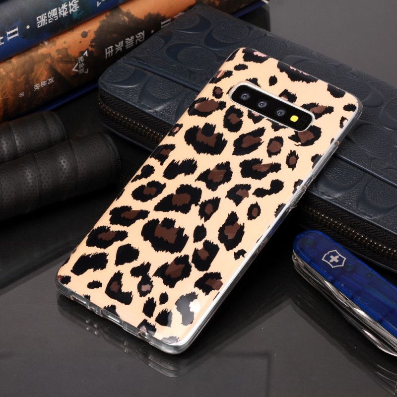 Hülle Samsung Galaxy S20 Plus / S20 Plus 5G Handyhülle Marmor Im Leopardenstil