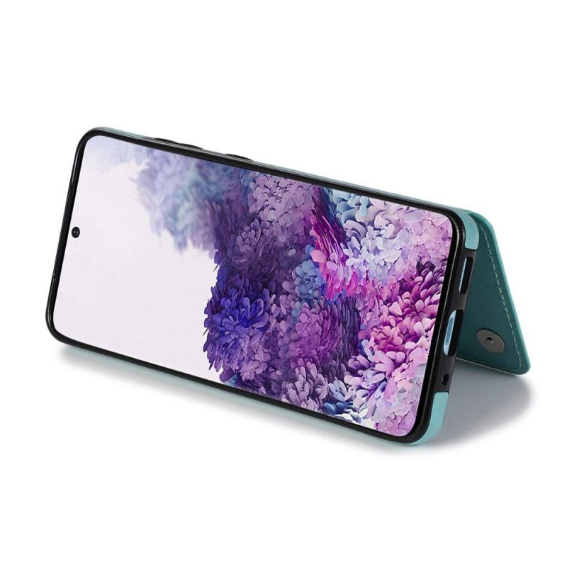 Hülle Samsung Galaxy S20 Plus / S20 Plus 5G Hellblau Mandala-Druckkartenhalter