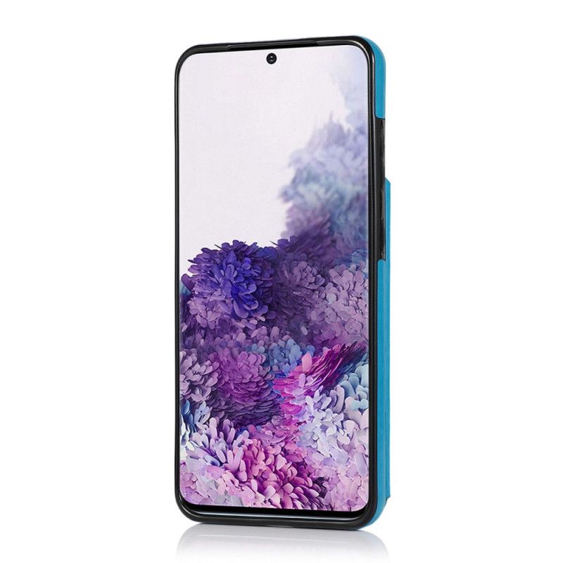 Hülle Samsung Galaxy S20 Plus / S20 Plus 5G Hellblau Mandala-Druckkartenhalter