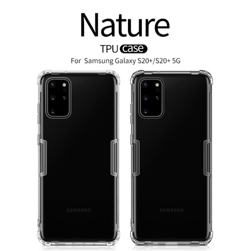 Hülle Samsung Galaxy S20 Plus / S20 Plus 5G Weiß Natürliches Transparentes Nillkin