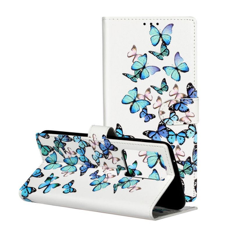 Lederhüllen Für Samsung Galaxy S20 Plus / S20 Plus 5G Design Schmetterlinge
