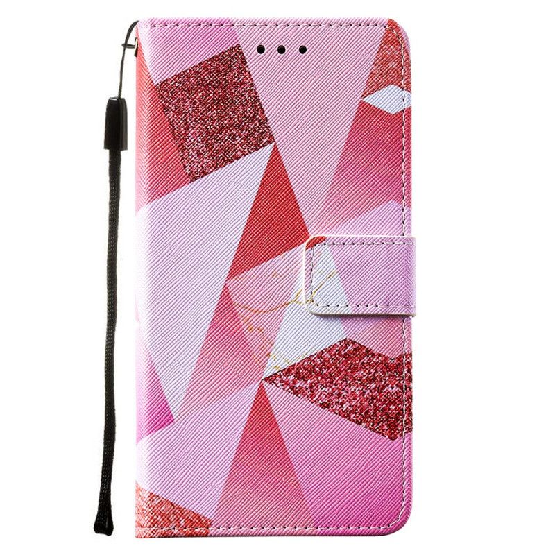 Lederhüllen Samsung Galaxy S20 Plus / S20 Plus 5G Handyhülle Rosa Grafik