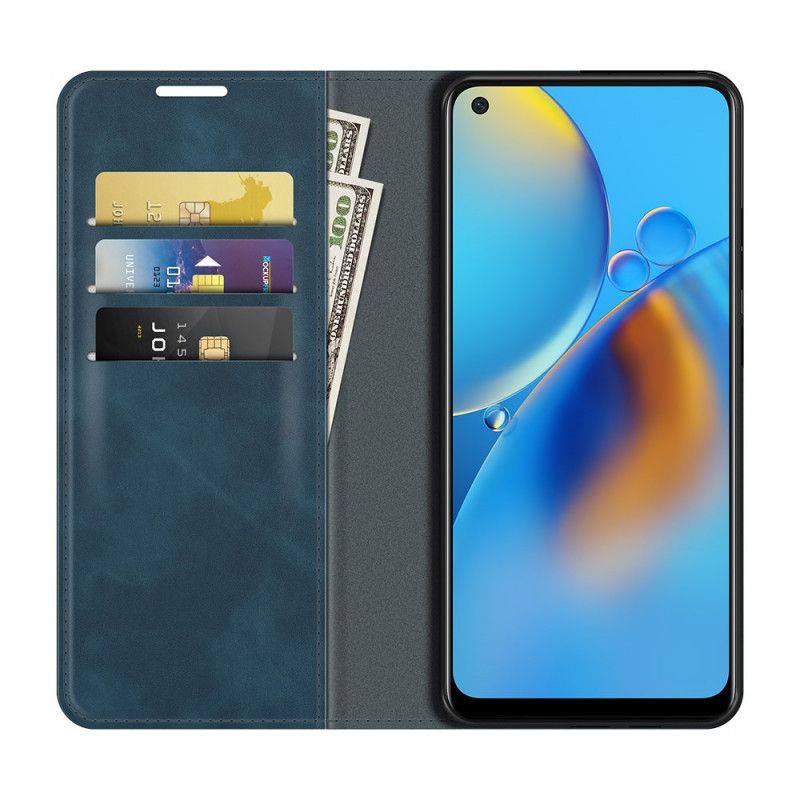 Flip Case Oppo A74 4g Handyhülle Hautberührung