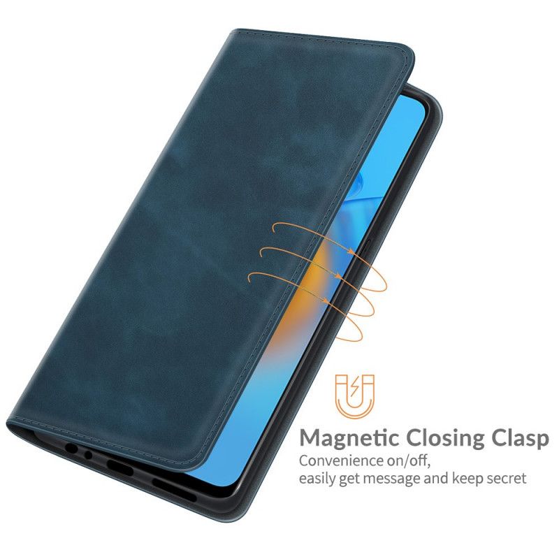 Flip Case Oppo A74 4g Handyhülle Hautberührung