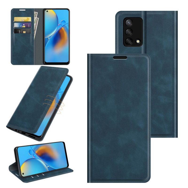 Flip Case Oppo A74 4g Handyhülle Hautberührung