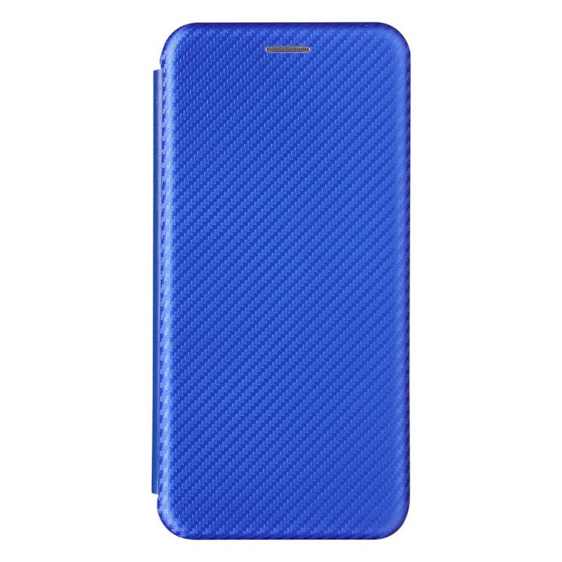 Flip Case Oppo A74 4g Handyhülle Kohlefaser