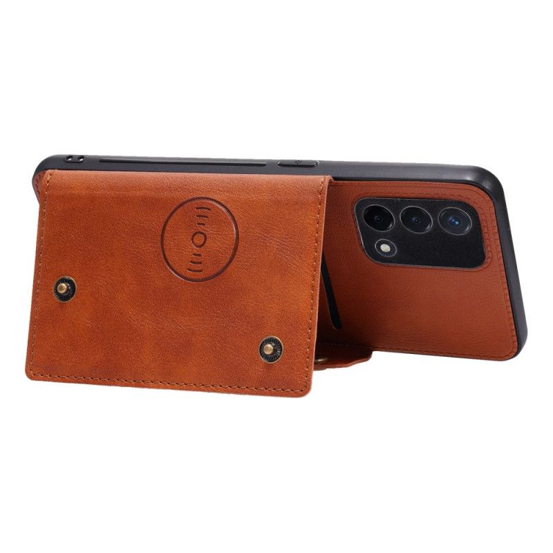 Hülle Für Oppo A74 4g Snap Wallet