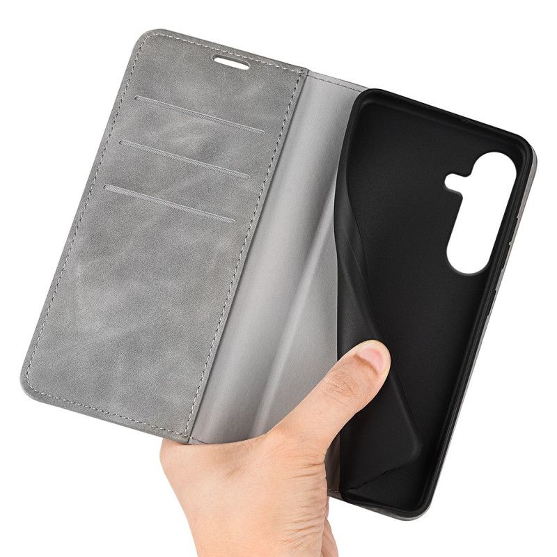 Flip Case Für Samsung Galaxy S25 5g Klassisches Kunstleder