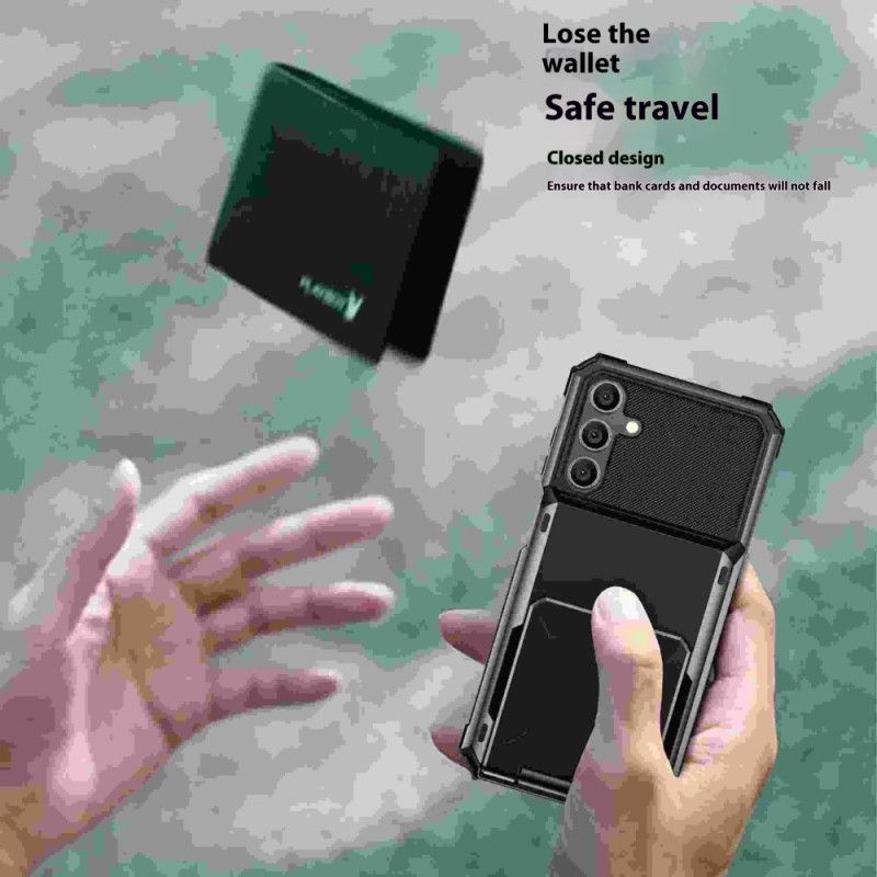 Hülle Für Samsung Galaxy S25 5g Integrierter Kartenhalter