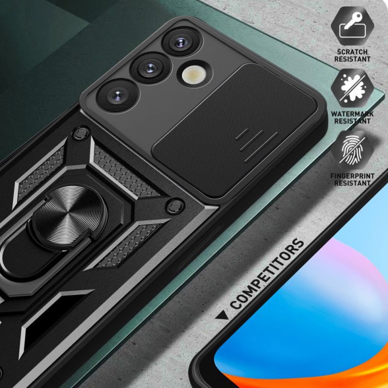 Hülle Für Samsung Galaxy S25 5g Schiebebare Kameraabdeckung Und Ständer