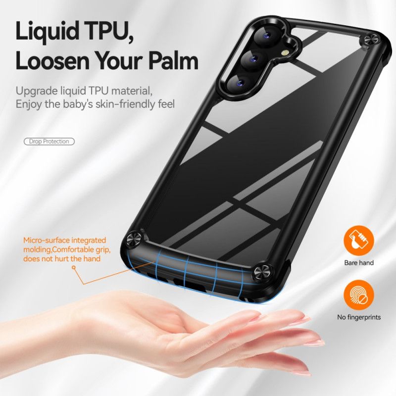 Hülle Für Samsung Galaxy S25 5g Transparent Mit Silikonkanten
