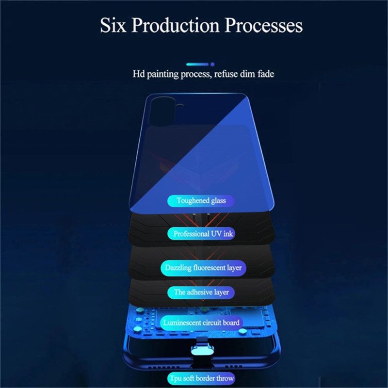 Hülle Samsung Galaxy S25 5g Handyhülle Serie „rhythmische Beleuchtung“