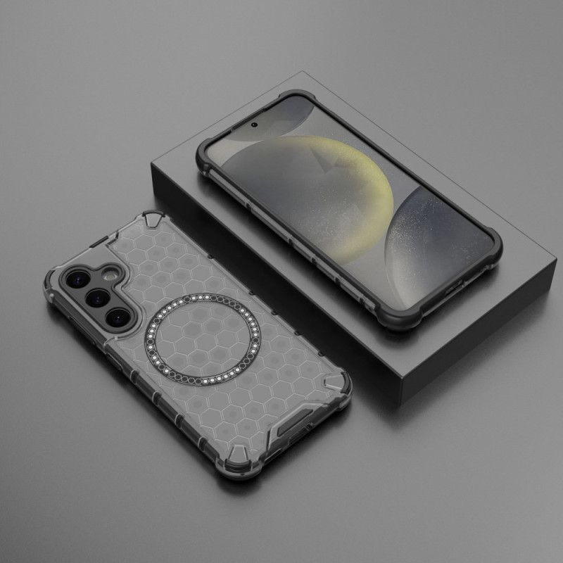 Hülle Samsung Galaxy S25 5g Magsafe-kompatibles Wabenmuster