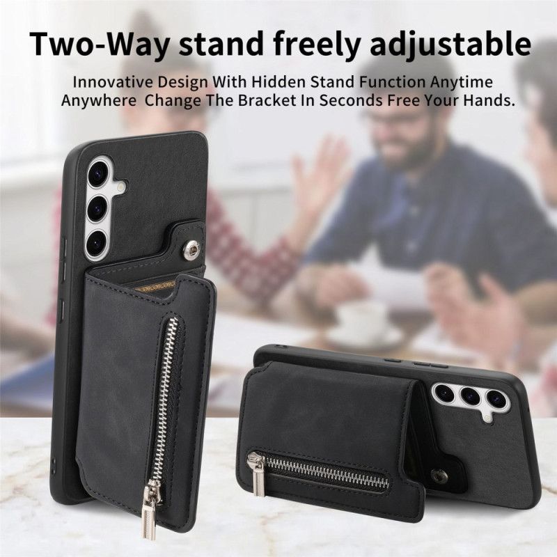 Hülle Samsung Galaxy S25 5g Mit Abnehmbarem Magnetischem Kartenhalter