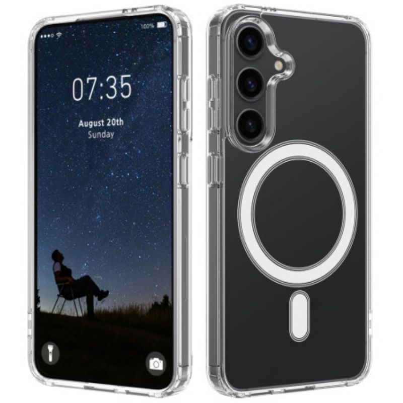 Hülle Samsung Galaxy S25 5g Transparentes Magsafe-kompatibles Material
