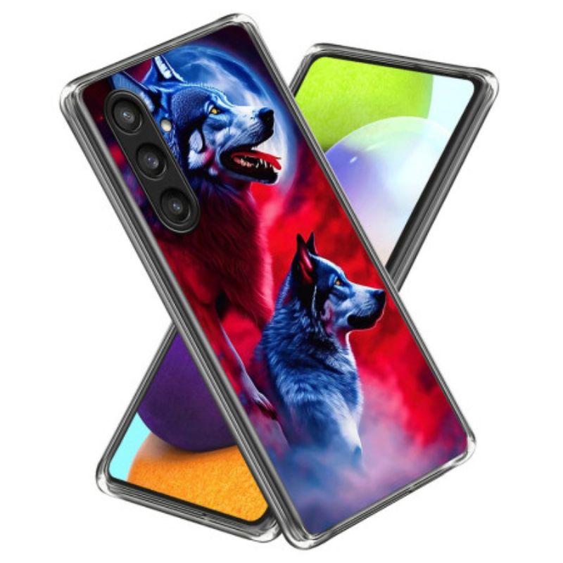 Hülle Samsung Galaxy S25 5g Zwei Wölfe