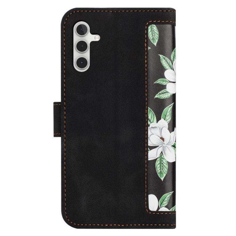 Lederhüllen Für Samsung Galaxy S25 5g Geldbörse Mit Blumenmuster