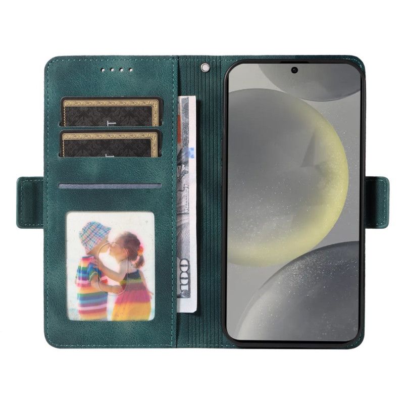 Lederhüllen Für Samsung Galaxy S25 5g Grafischer Rand