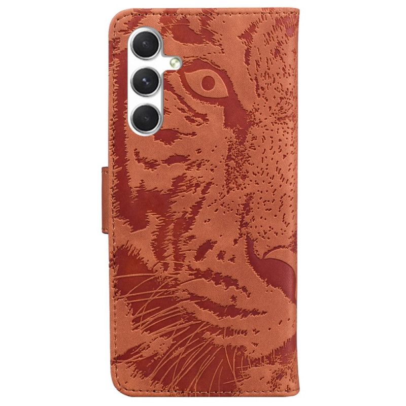 Lederhüllen Samsung Galaxy S25 5g Handyhülle Tigerprint