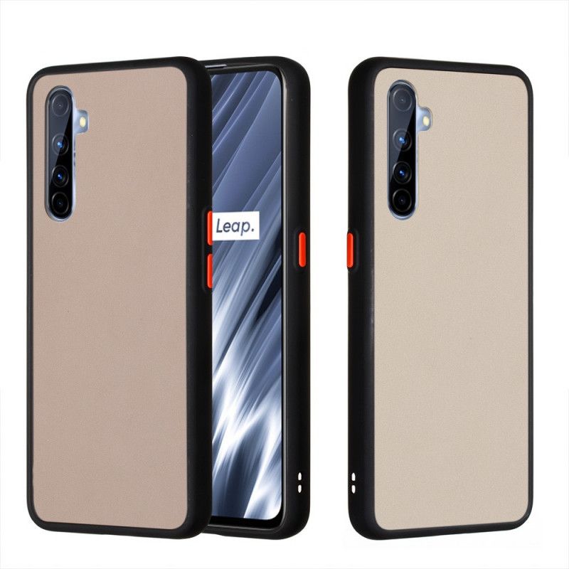 Hülle Realme X50 Pro Schwarz Hybrid-Silikonfelgen-Design