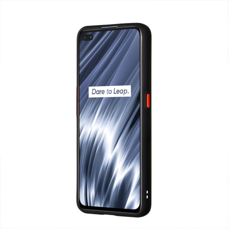 Hülle Realme X50 Pro Schwarz Hybrid-Silikonfelgen-Design