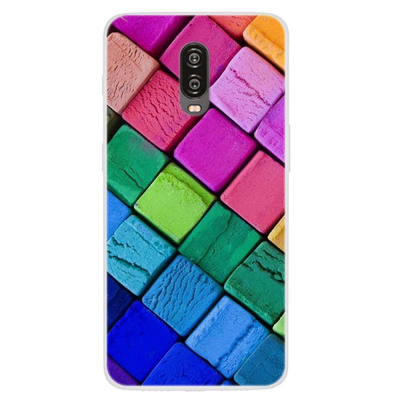 Hülle OnePlus 6T Farbige Blöcke