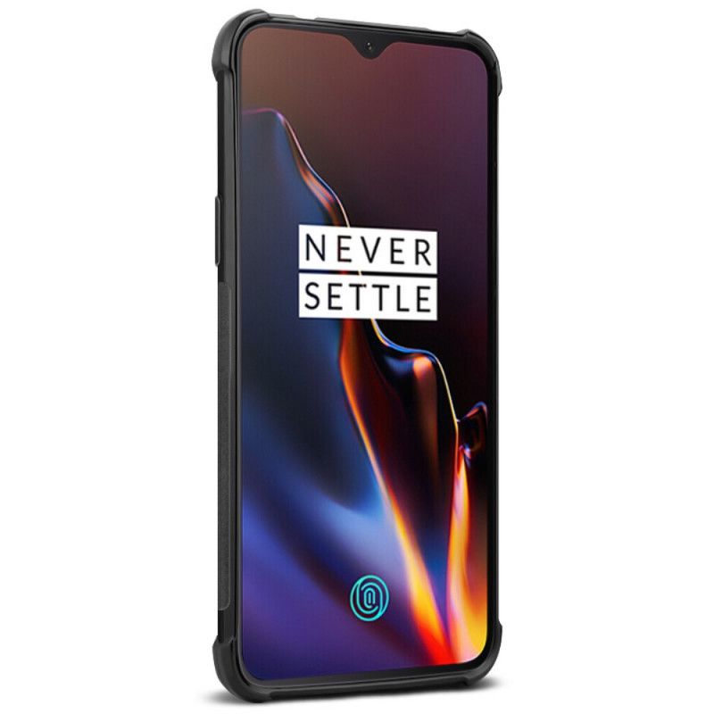 Hülle OnePlus 6T Gebürstete Kohlefaser Der Imak Vega-Serie