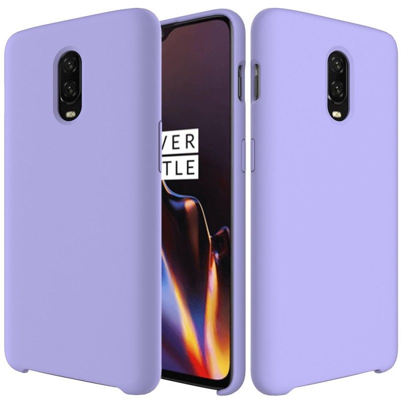 Hülle OnePlus 6T Pink Silikonflüssigkeit