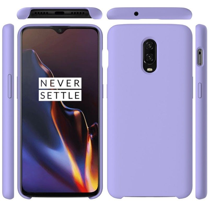 Hülle OnePlus 6T Pink Silikonflüssigkeit