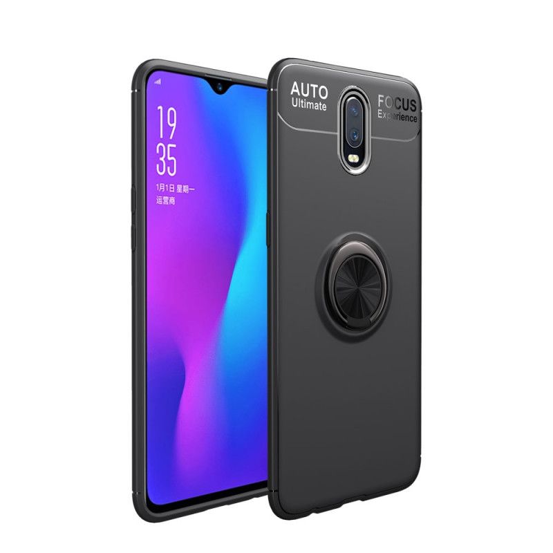 Hülle OnePlus 6T Schwarz Handyhülle Drehring