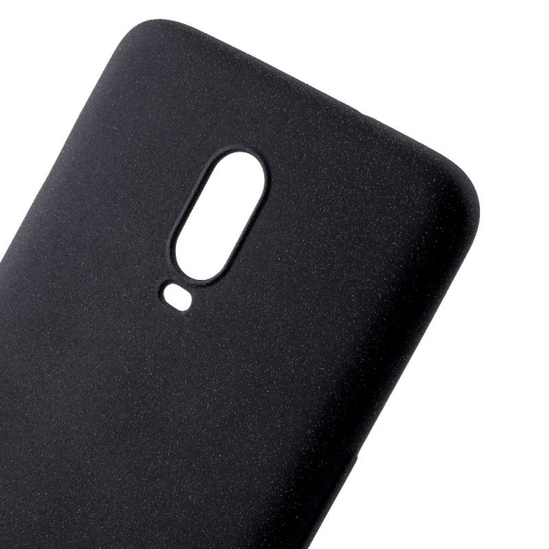 Hülle OnePlus 6T Schwarz Mattes Silikon